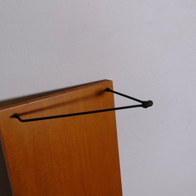 Scandinavian Wall-Mounted Bookcase, 1960s For Sale - Image 12 of 18