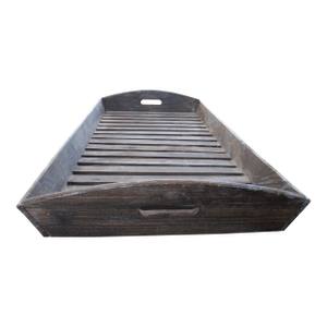 Ext.Lgr Rustic Barn Wood Farmhouse Decorative Tray