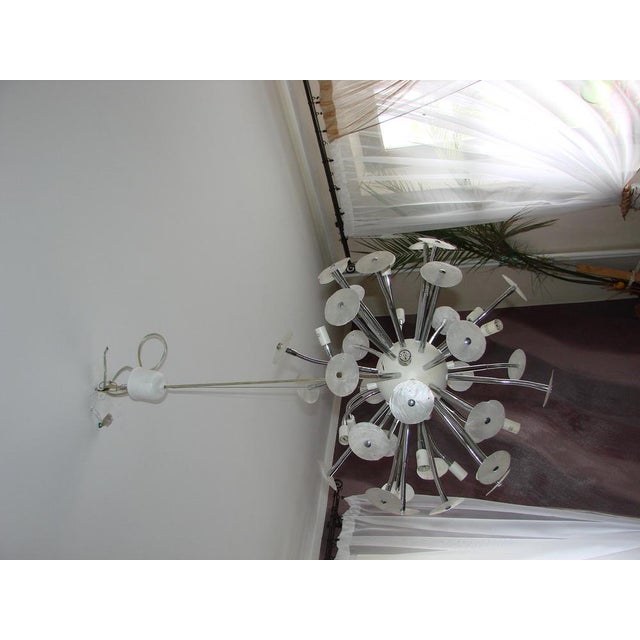 1980s Space Age Italian Hanging Lamp from Arditi, 1980s For Sale - Image 5 of 10