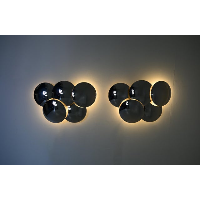 Reggiani Wall Lamps by Goffredo Reggiani for Reggiani, 1970s, Set of 2 For Sale - Image 4 of 13