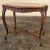 Rococo 19th Century French Louis XV Walnut Marble Top End Table ~ Center Table For Sale - Image 3 of 13