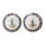 Antique French Faience Quimper Plates - A Pair For Sale