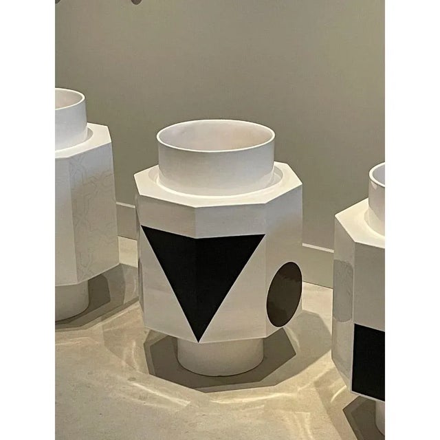 Ceramic Set of Fragments Stools by Geke Lensink For Sale - Image 7 of 11