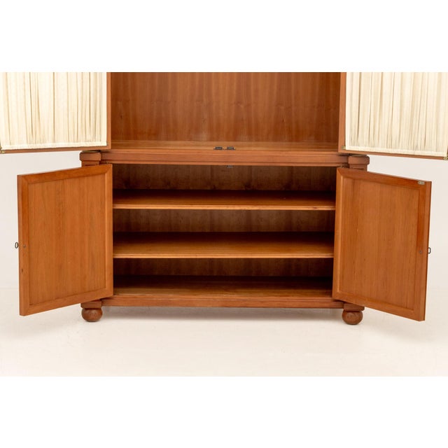 Empire Style Cherrywood Bookcase Cabinet For Sale In New York - Image 6 of 9