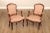 High Quality Antique Late 19th Century Pair of Carved and Custom Upholstered Armchairs