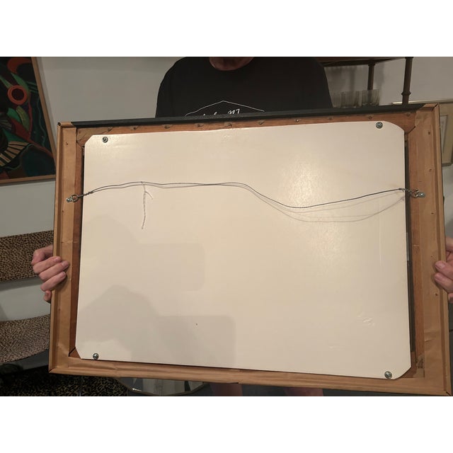 Textile Original Painting of Elegant Interior Bathroom Dressing Room For Sale - Image 7 of 7