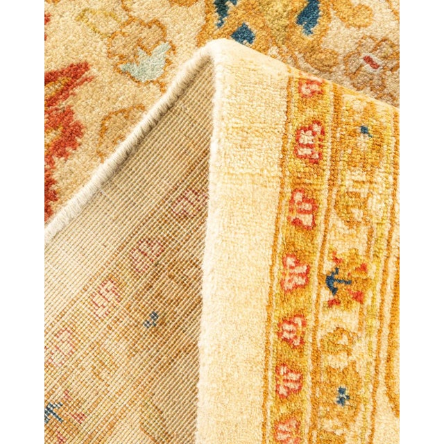 Mogul, One-of-a-Kind Hand-Knotted Area Rug in Ivory, 4' 8" x 7' 4" For Sale In New York - Image 6 of 8