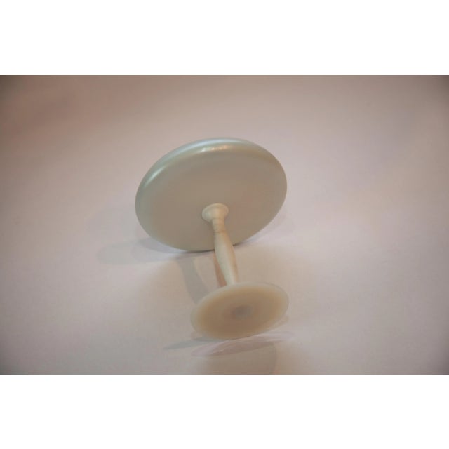 1930s 1930s Steuben Blue Aurene Calcite Compote For Sale - Image 5 of 7