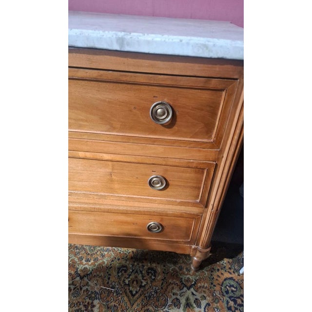 Wood Louis XVI Chest of Drawers, 1790s For Sale - Image 7 of 10