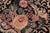 1990s Elegant Botanical Akbar Pak-Persian Black/Black Wool Rug - 9'2'' X 12'5'' For Sale - Image 5 of 9