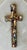 Late 20th-Century Mosaic-Style Faux "Jeweled" Stone, Glass & Wood Cross Wall Hanging For Sale - Image 16 of 16