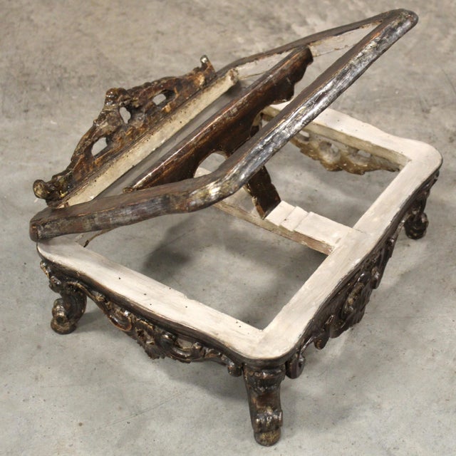 18th Century Laquered Table Lectern, Italy For Sale - Image 12 of 14