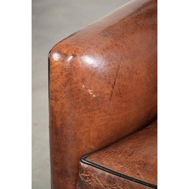 Club Chair in Sheepskin Leather For Sale - Image 10 of 15