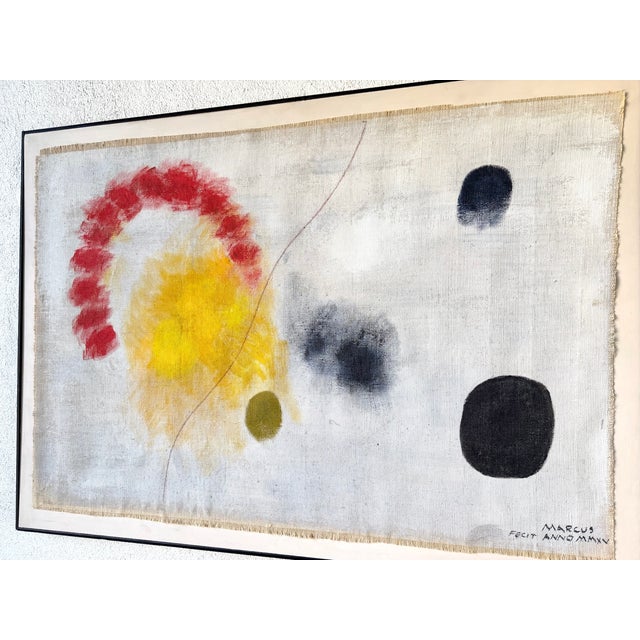 Marcus, Abstract Composition, 2015, Oil Painting on Canvas, Framed For Sale - Image 7 of 18