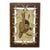 Late 20th Century Alaskan Inuit Folk Art on Leather Depicting a Spirit Mask and Salmon For Sale