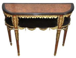19th Century Antique Louis XVI Style Console After Design by Jean-Henri Riesener