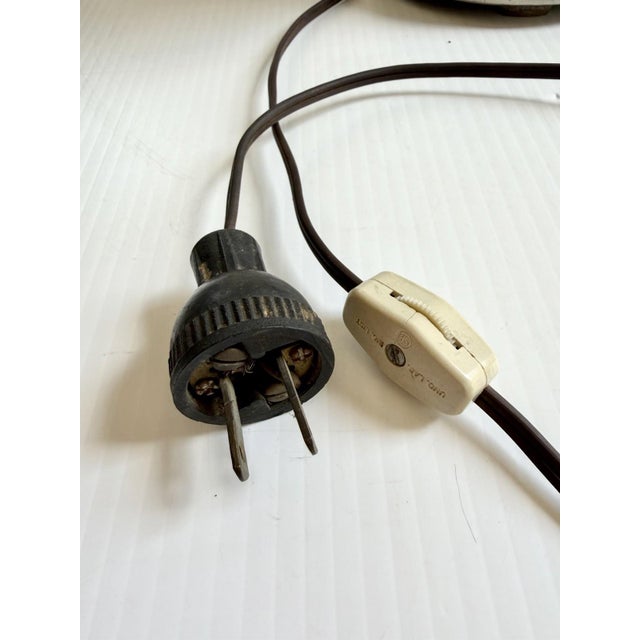 The Meteor Silver Repousse Antique Oil Lamp, Converted to Electric For Sale - Image 10 of 18