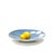 Mid-Century Ceramic Blue & Beige Maple Leaf Hand-Made Decorative Bowl For Sale - Image 4 of 8