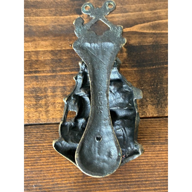 Brass Clipper Ship Door Knocker For Sale - Image 4 of 5