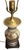 Vintage Porcelain Vase Lamp Titled 'Peacock and Floral Design' by Andrea by Sadek For Sale - Image 11 of 12