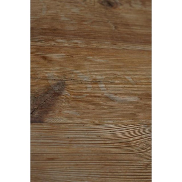 Modern Brutalist Danish Dining Table in Pine by Hans Jørgen Frydendal, 1970s For Sale - Image 12 of 18