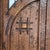 Wood Handcrafted Solid Wood Rustic Exterior Double Door – Custom Mexican Design Made to Order For Sale - Image 7 of 15