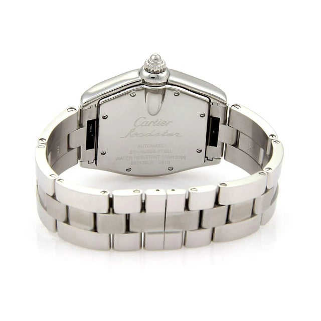 Contemporary Cartier Roadster Automatic Stainless Steel Men's Wrist Watch For Sale - Image 3 of 5