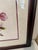 Vintage Framed Cross Stitch Magnolia Open Flower Botanical Art 23"x23" Professionally Framed Needlepoint Embroidery For Sale - Image 9 of 12