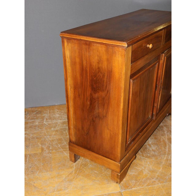 Wood Louis Philippe Style Walnut Buffet, 1900s For Sale - Image 7 of 12