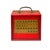 This vintage-inspired Mahjong set is housed in a vibrant red wooden carrying case, featuring five individual drawers and a...