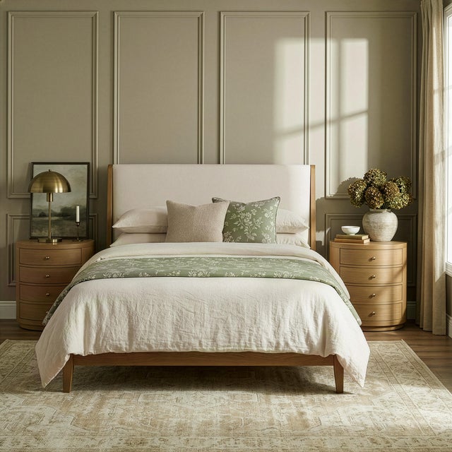 Elevate your bedroom with the refined simplicity of the Butler Specialty Company Nora Oval Nightstand, where soft curves...