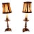 Pair Small Early 20th Century Brass Candlestick Lamps For Sale