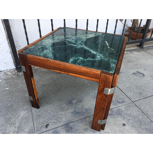 Verde Green Marble Top Side Table Chairish