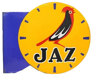 Art Deco Enamel Strasbourg Sign, 1940s