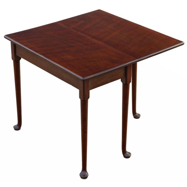 Antique Georgian Mahogany Gateleg Drop-Leaf Dining Table, 1800s For Sale - Image 10 of 10