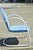 Mid 20th Century Art Deco Blue Steel Metal Patio Chair For Sale - Image 4 of 10