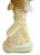 Antique Miniature Italian Alabaster Pedestal Bowl With Grapes and Dolphins For Sale In San Francisco - Image 6 of 11