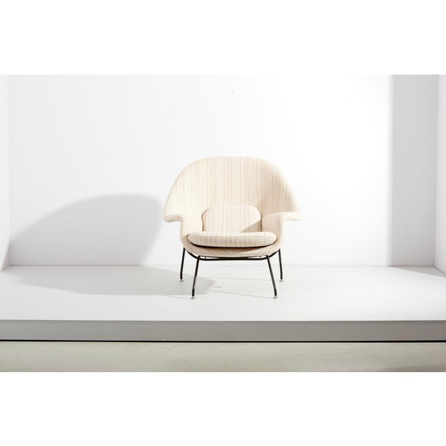 1960s Set of Womb Chairs and Ottoman by Eero Saarinen for Knoll, Usa, 1960s For Sale - Image 5 of 18