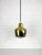 Mid-Century Modern Golden Bell Pendant Lamp in Brass by Alvar Aalto for Louis Poulsen, 1950s For Sale - Image 3 of 18