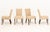 Early 21st Century Set of Eight John Boone Tufted Beige Fabric Upholstered Dining Chairs For Sale - Image 5 of 17