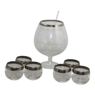 Mid Century Thorpe Style Cocktail Set - 8 Pieces For Sale