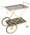 Vintage Italian Brass Drinks Trolley, 1970s For Sale