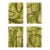 Moss Studies I-Iv by Murray Duncan, Mix Media on Paper, Set of 4. For Sale
