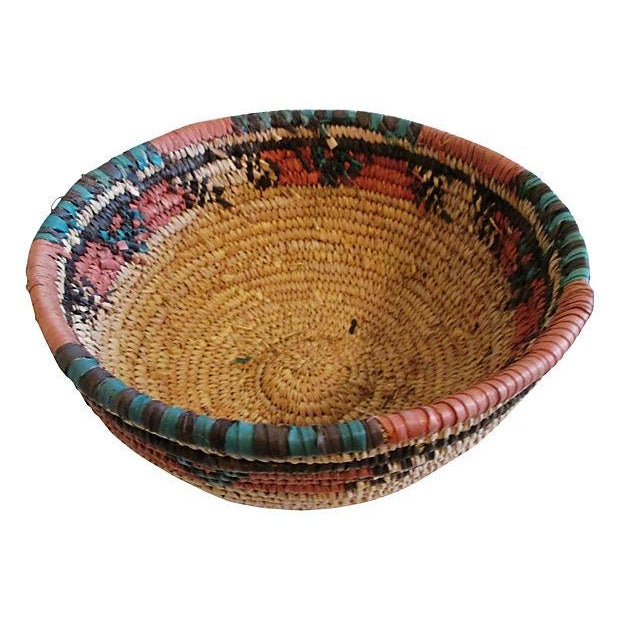 Vintage Nigerian Hausa Basket Chairish