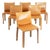 Model 412 CAB Dining Chairs in Cognac Leather by Mario Bellini for Cassina, 1990s, Set of 6 For Sale