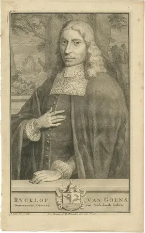 Valentyn, Rycklof Van Goens, Governor-General of the VOC, Dutch East Indies, 1724, Print