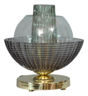 Mid-Century Modern Table Lamp in Murano Art Glass, 1980