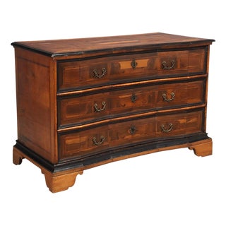 Antique 18th Century Baroque Chest of Drawers, Italy For Sale