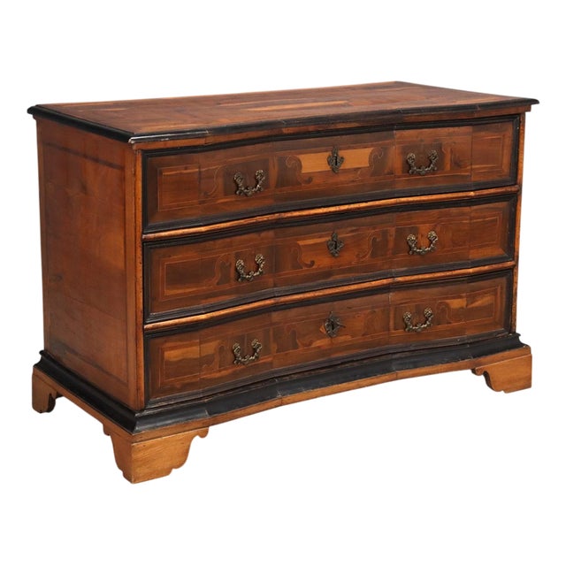 Antique 18th Century Baroque Chest of Drawers, Italy For Sale