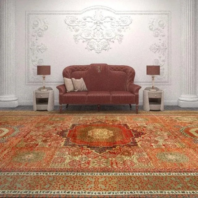 1990s Rust Egyptian Mamluk Design For Sale - Image 4 of 7